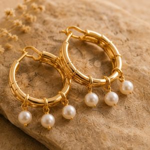 Aretes Perla Chic