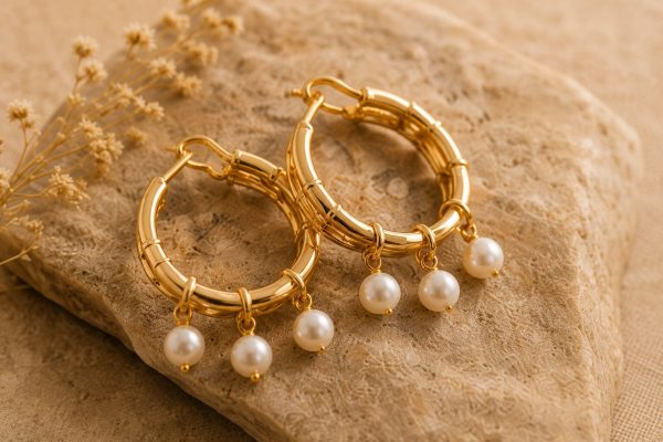 Aretes Perla Chic